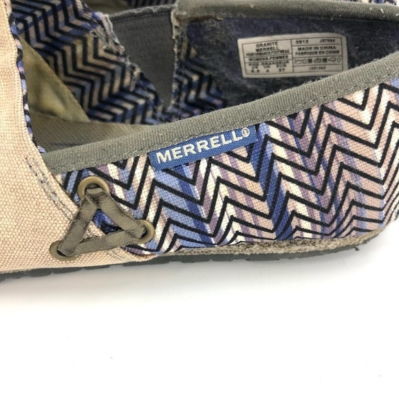 Merrell Canvas Slip On Shoes in Granite Casual Size 6.5 - Picture 5 of 11